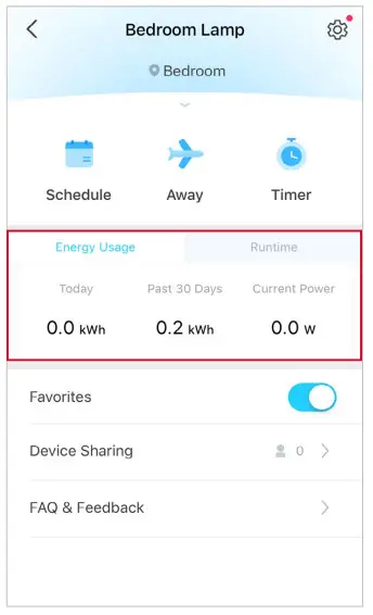 tp-link Tapo P110 Mini Smart Wifi Socket - Runtime
