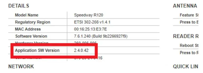 textile ID Speedway R-UHF-SR420 SR220 Readers - Figure 3