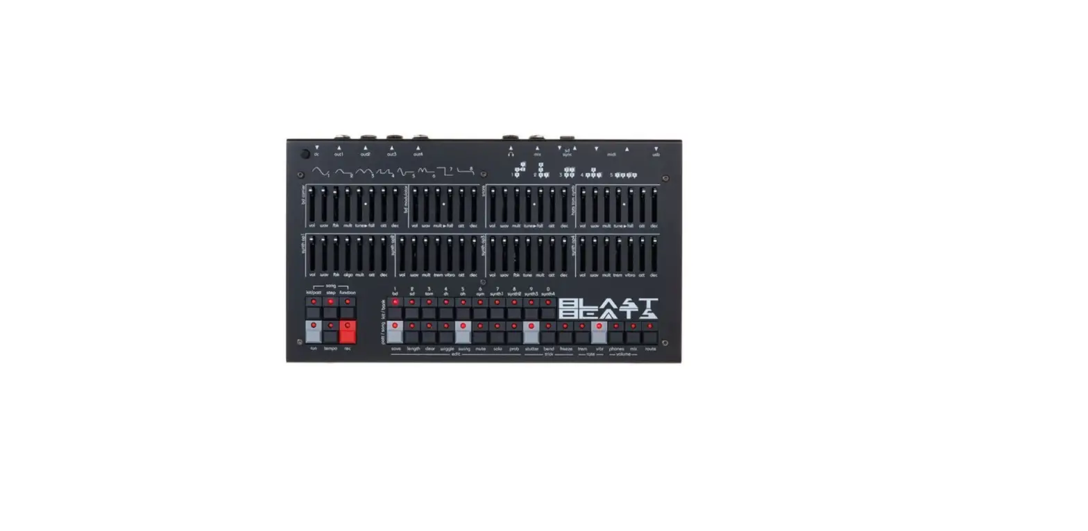 Twisted Electrons Blast Beats Drum-synthesizer Mit Sequencer User Manual