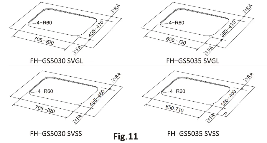 FUJIOH FH-GS5030 SVSS Built-in Gas Hob 15