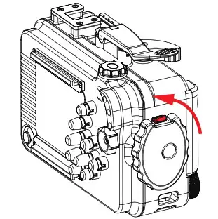 WEEFiNE WFH TG 6 Waterproof Case - OPENING AND LOCKING THE CASE 4