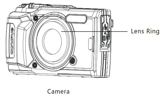 WEEFiNE WFH TG 6 Waterproof Case - TO INSTALL THE CAMERA INTO THE CASE 1