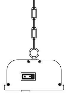 king RK2045-RMT-BLK SmartWave Triple Bulb Carbon Fiber Radiant Heater Instruction Manual - Chain Mount Installation