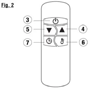 king RK2045-RMT-BLK SmartWave Triple Bulb Carbon Fiber Radiant Heater Instruction Manual - Figure 2