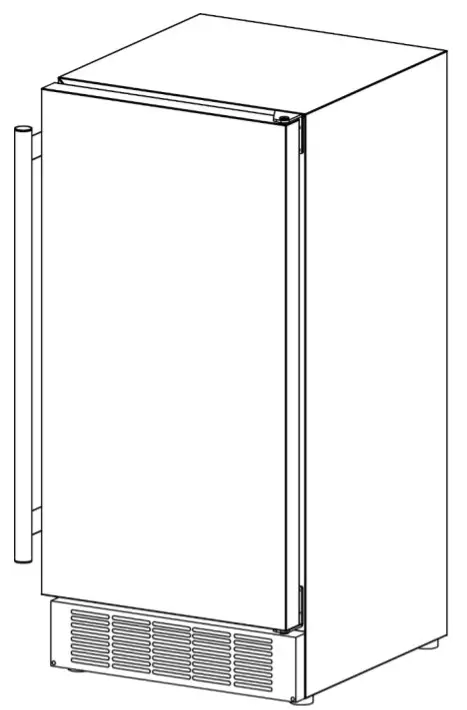 EDGESTAR Undercounter Crescent Ice Maker Owner's