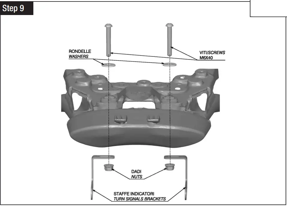 rizoma PT667 Plate Holder Side Arm fig 12