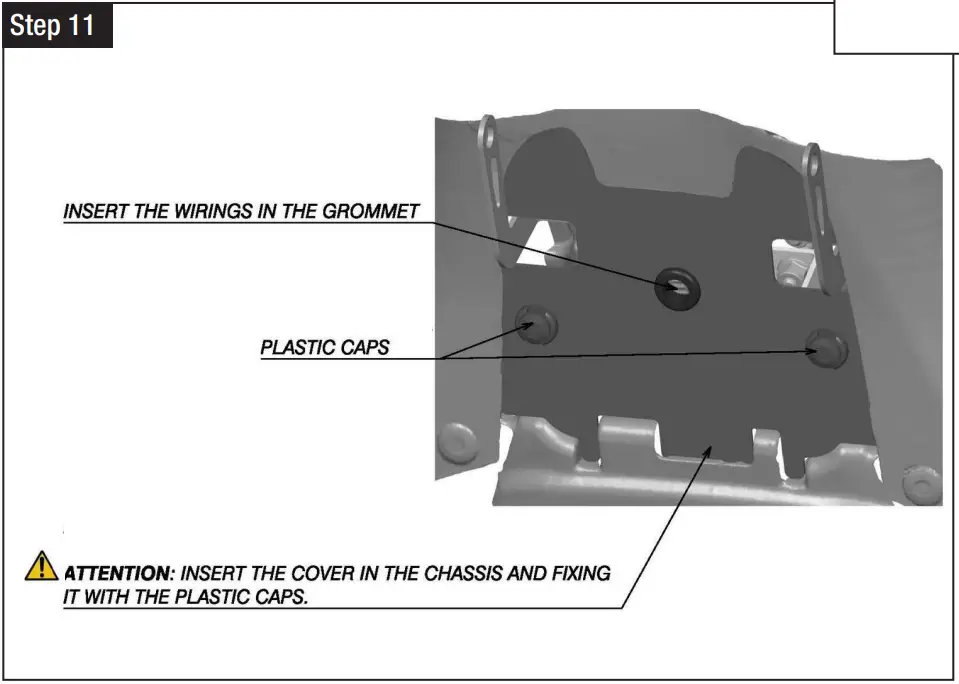 rizoma PT667 Plate Holder Side Arm fig 14