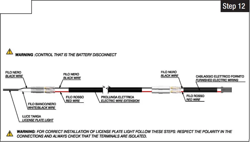 rizoma PT667 Plate Holder Side Arm fig 15