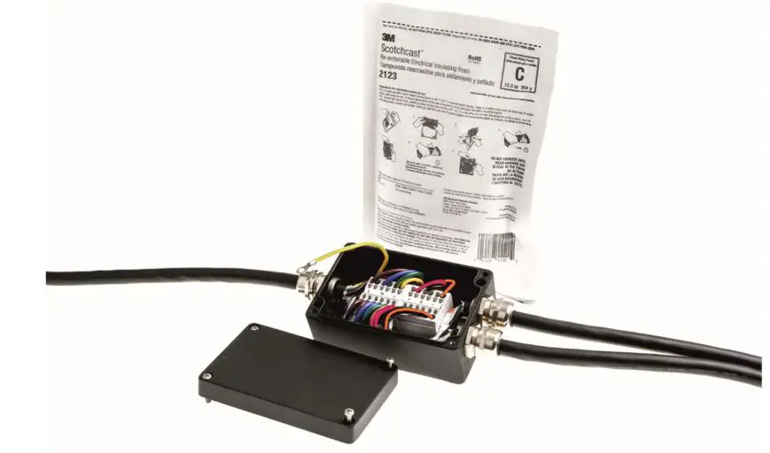 ANOLiS Eminere Inground 2, Inground 4 User Manual - Prepared junction box and resin bag