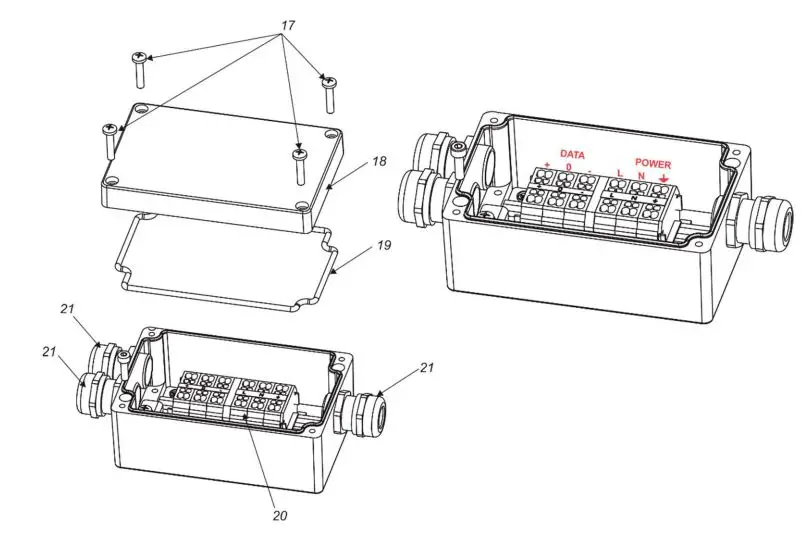 ANOLiS Eminere Inground 2, Inground 4 User Manual - Unscrew the four screws M4x20