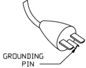 Grounding pin