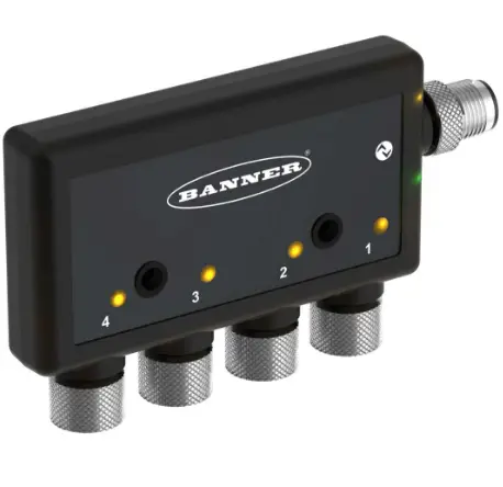 BANNER-R95C-8-Port-Discrete-Bimodal-to-IO-Link-Hub-PRODUCT