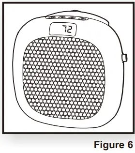 Hunter 73027 73027-WH Plug-in Heater with Remote Control-fig5