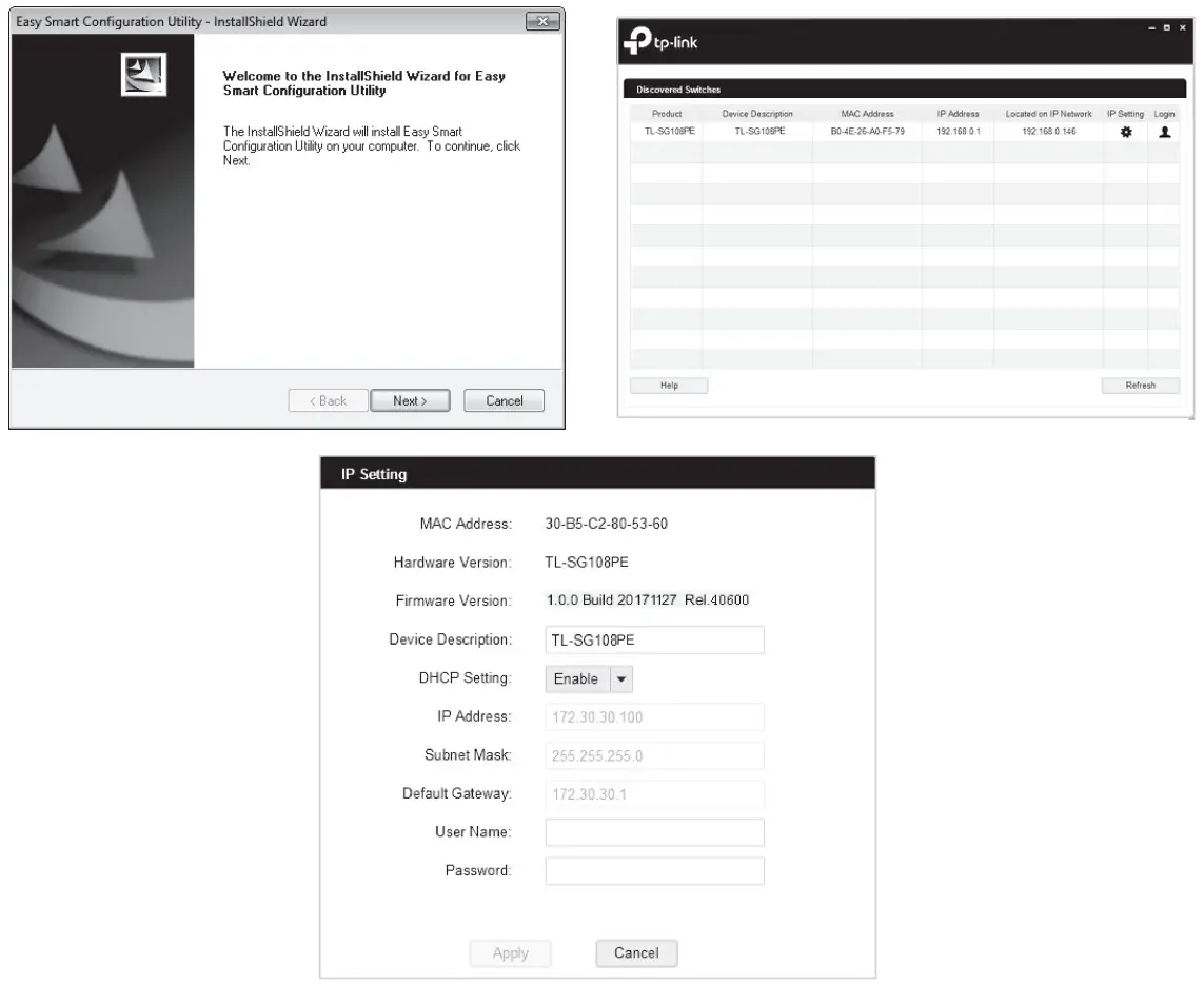 tp link TL SG105PE Gigabit Easy Smart PoE Switch - Configuration