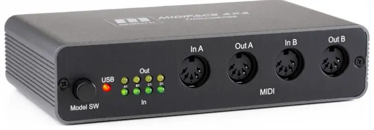 miditech-558922-midiface-4x4-Thru-or-Merge-4-Input-or-4-Out-USB-MIDI-Interface-fig 1