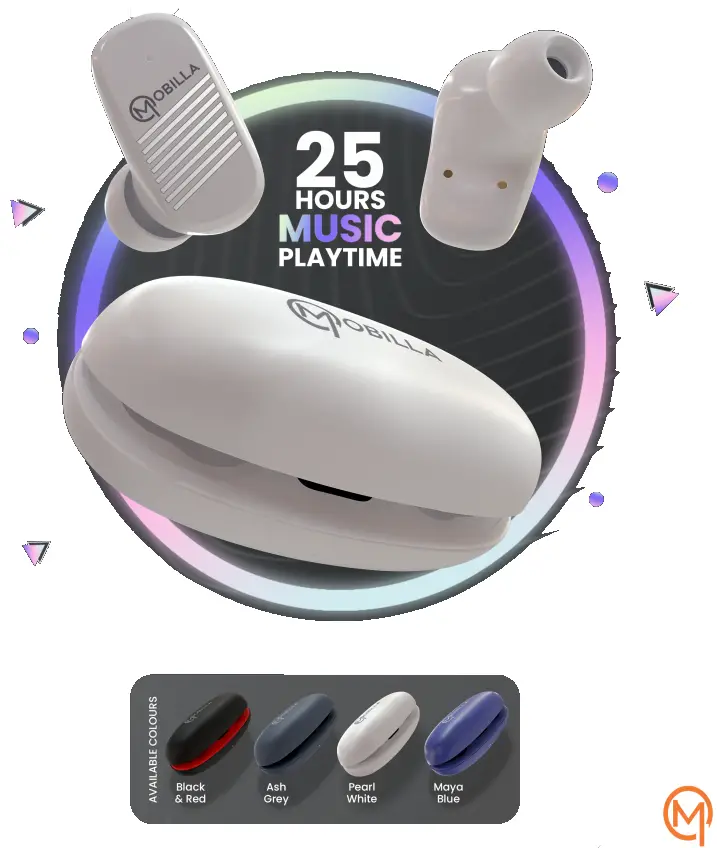 MOBILLA MBuds Oval Wireless Earbuds - fig