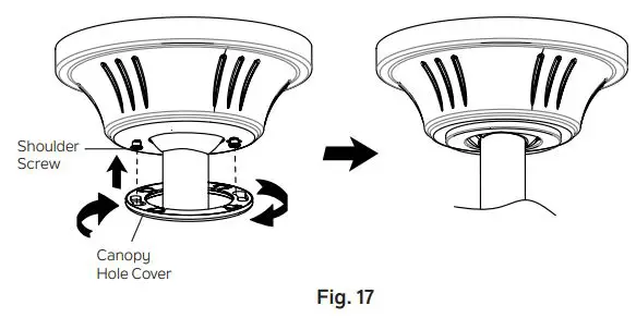 KICHLER 300325 56 Inch Crescent Ceiling Fan Brushed Nickel Instruction Manual - Fig 17