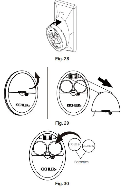 KICHLER 300325 56 Inch Crescent Ceiling Fan Brushed Nickel Instruction Manual - Fig 28,29,30
