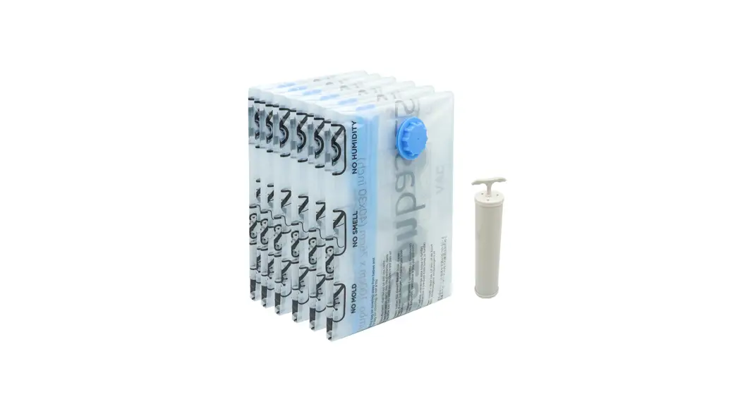 Amazon Basics B07rn64p2r Vacuum Compression Storage Bags With Hand Pump Instruction Manual