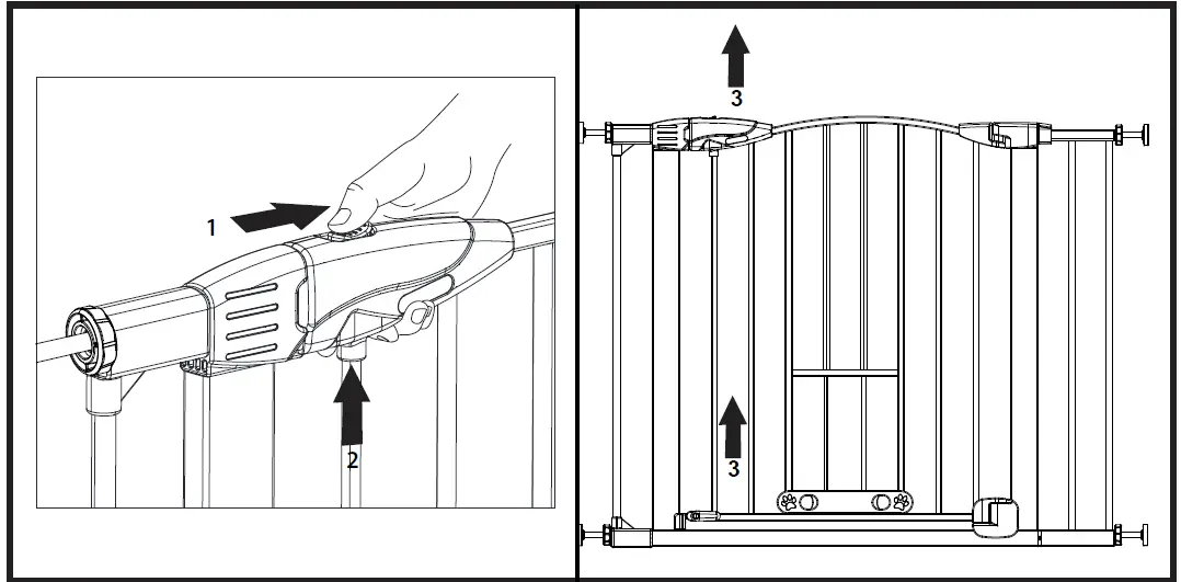 north-states-5441-MyPet-Tall-Deco-EasyPass-Pet-Gate- (8)