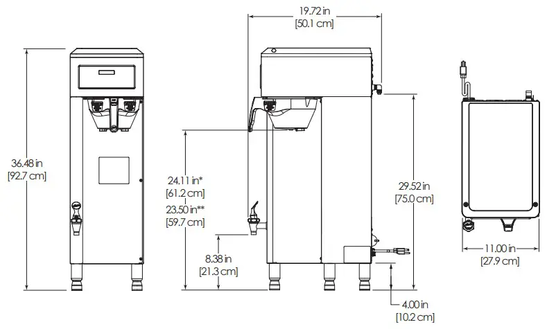 Curtis G3 TPX 1.5 Gallon Coffee Brewing System - fig 27