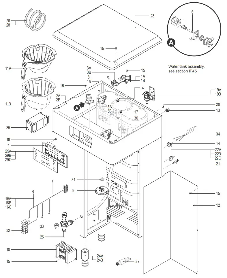 Curtis G3 TPX 1.5 Gallon Coffee Brewing System - fig 30