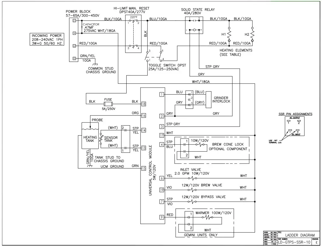 Curtis G3 TPX 1.5 Gallon Coffee Brewing System - fig 33