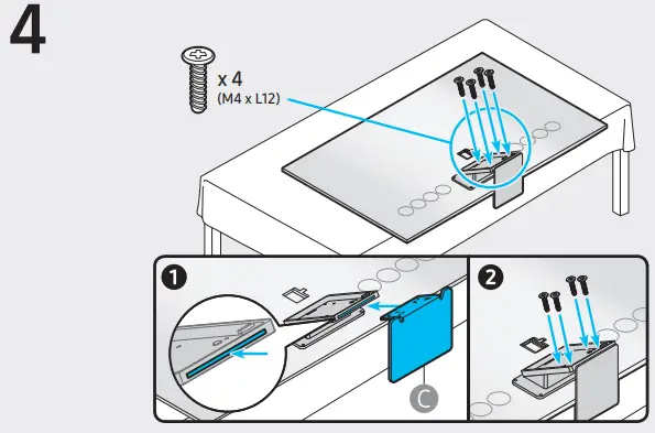 SAMSUNG QN65QN8A Smart TV -.HOLDER-WALL RING x 44