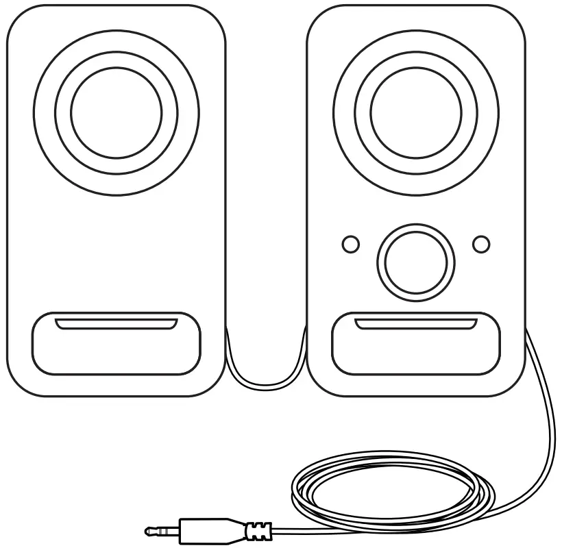 Z150 Clear Stereo Sound Speaker