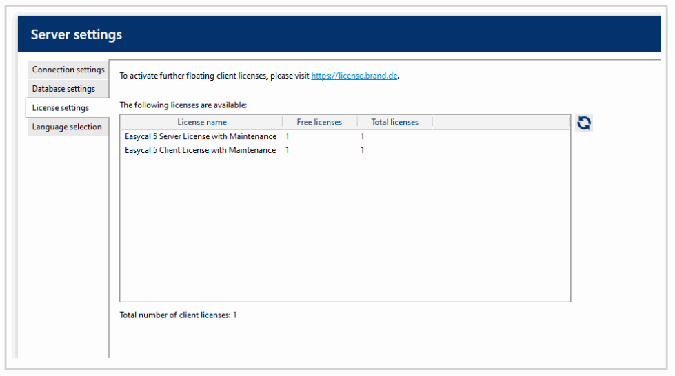 BRAND EASYCAL 5.0 Calibration Software - server