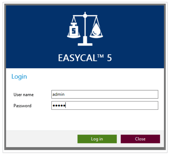BRAND EASYCAL 5.0 Calibration Software - server settings 5