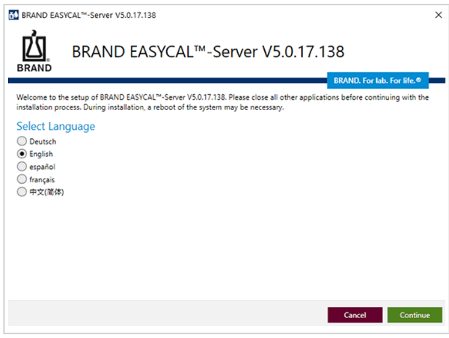 BRAND EASYCAL 5.0 Calibration Software - software