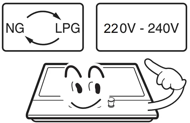 kleenmaid GCTK6012 Gas Cooktop - heater1