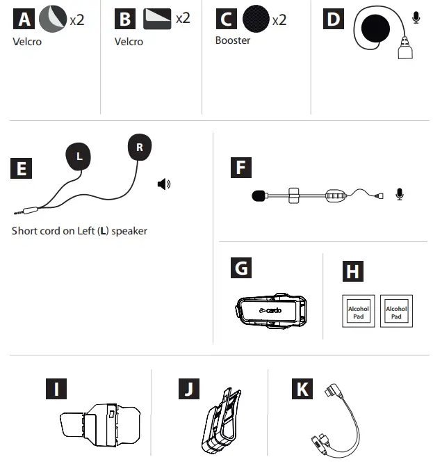 cardo PackTalk CUSTOM Upgradable Mesh Communicator - fig 1