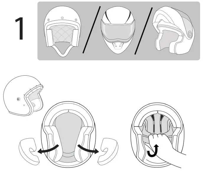 cardo PackTalk CUSTOM Upgradable Mesh Communicator - g Remove