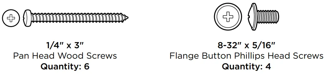 Koala Kare KB300 Surface Mounted Baby Changing Station - Hardware