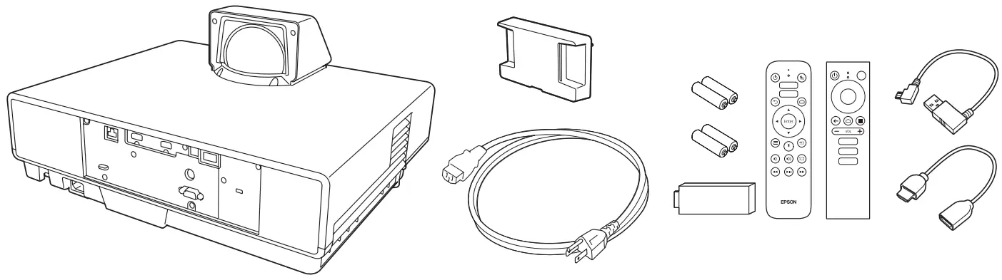 EPSON LS500WATV Pro-UHD Laser Projection TV