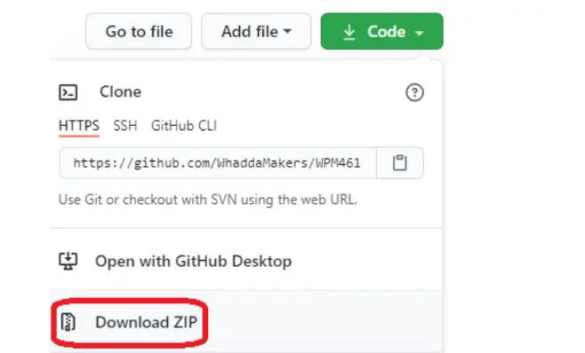 WHADDA WPSE471 Electronic Scale Load Cell Sensor - Click the “Download ZIP” link in the “Code” menu
