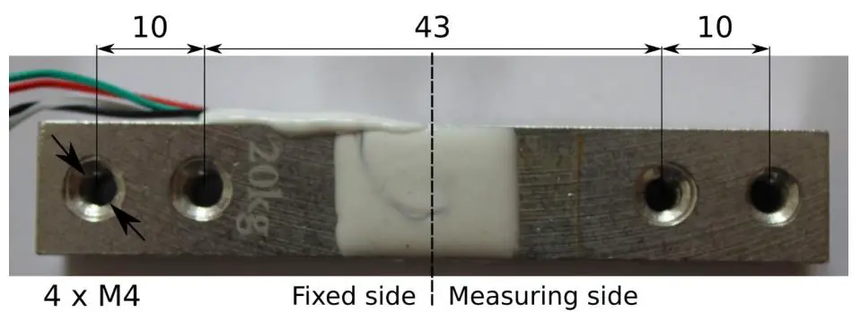 WHADDA WPSE471 Electronic Scale Load Cell Sensor - Specifications
