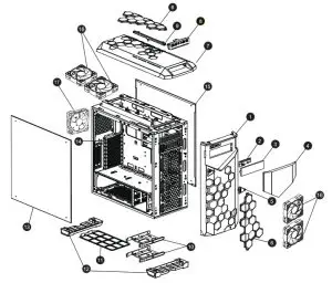 AZZA STORM 6000-PARTS