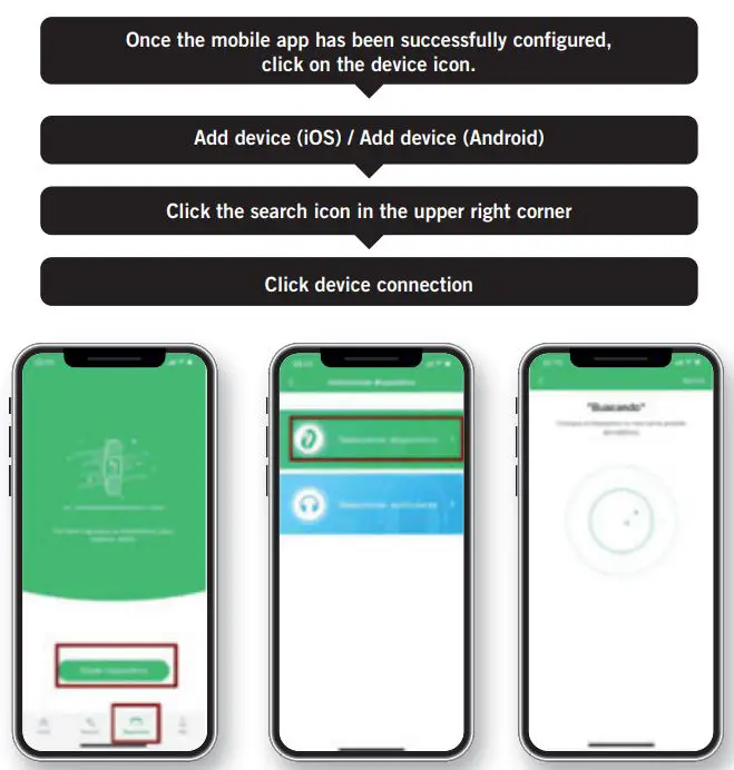 DCU TECNOLOGIC 34157050 Smart Watch Metal 23 Sport Modes User Manual - APP CONNECTION