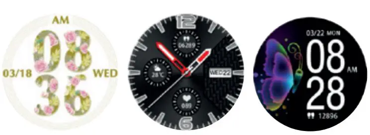 DCU TECNOLOGIC 34157050 Smart Watch Metal 23 Sport Modes User Manual - MAIN DIAL INTERFACE