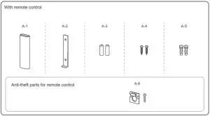 TOTO WASHLET C5 Electronic Toilet Elongated Bidet Seat - Included parts