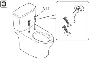 TOTO WASHLET C5 Electronic Toilet Elongated Bidet Seat - Installation procedure 1