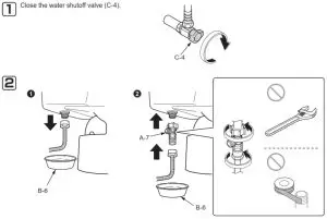 TOTO WASHLET C5 Electronic Toilet Elongated Bidet Seat - procedure 1