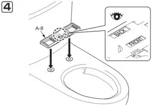TOTO WASHLET C5 Electronic Toilet Elongated Bidet Seat - Installation procedure 4