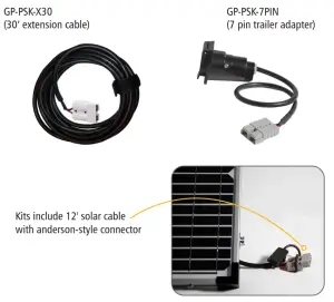 DOMETIC GP PSK 200 Portable Solar Kit - ACCESSORIES
