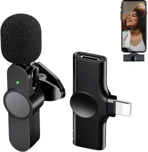 TEFIRE B09FDC5QKJ Calf-1 Wireless Microphone for Iphone