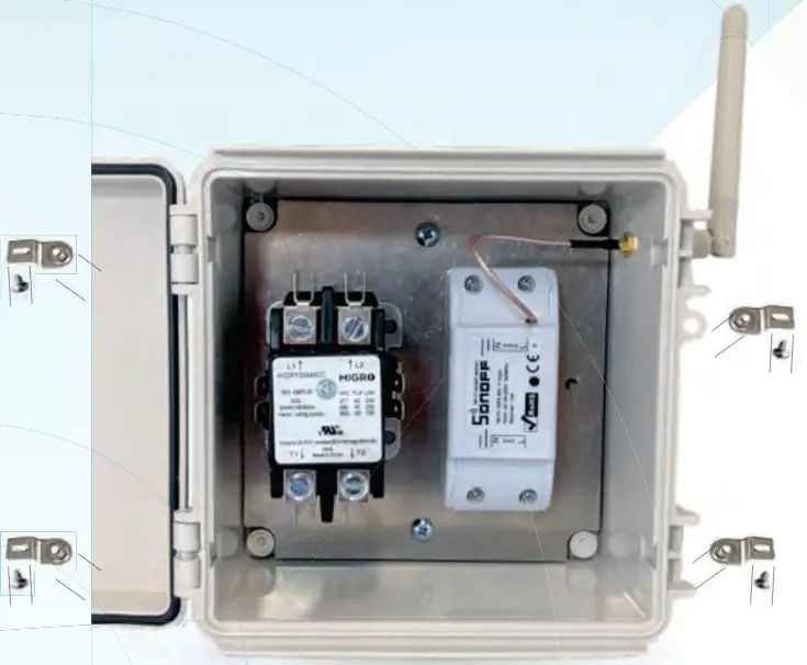 MIGRO M912050 Smart Wi-Fi Controller - Mounting Brackets