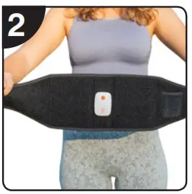 Bodi-Tek BT-ABSF Smart Fitness Toning Belt- HOW TO USE 2